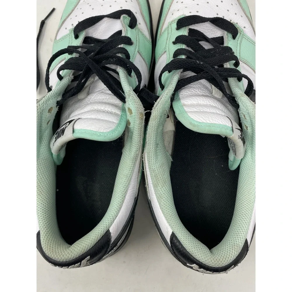 Nike Dunk Low Mint Green White Black Sneakers FN0569-900 Mens 11